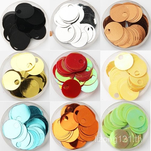 ชุดเต้นรําเลื่อมแขวนชิ้นวัสดุเลื่อมรองเท้าทําด้วยมือขนาดใหญ่ diy หมวกตกแต่ง 20-25-30 มม.Its H6YU 0E5