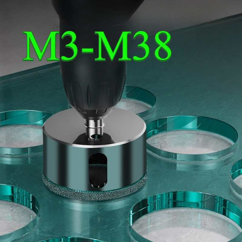 โฮลซอเจาะกระจก M3-M38 (PW-GJ-TH)