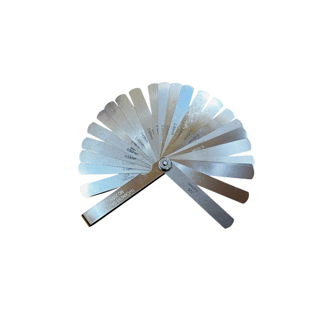 QBLADE Feeler Gauge 26 ใบมีดวาล์วปรับ Gap เครื่องมือวัด