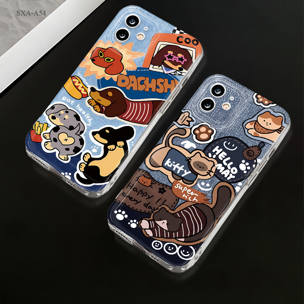 เคสนุ่ม For Samsung Galaxy A15 A14 A13 A12 A11 A10S A06 A05 A05S A04 A04S A03 A03S M12 M11 เคสโทรศัพท์ เคสซัมซุง KK