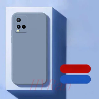 Vivo Y21 Y21S Y21T เคสโทรศัพท์ซิลิโคนสีทึบ YT