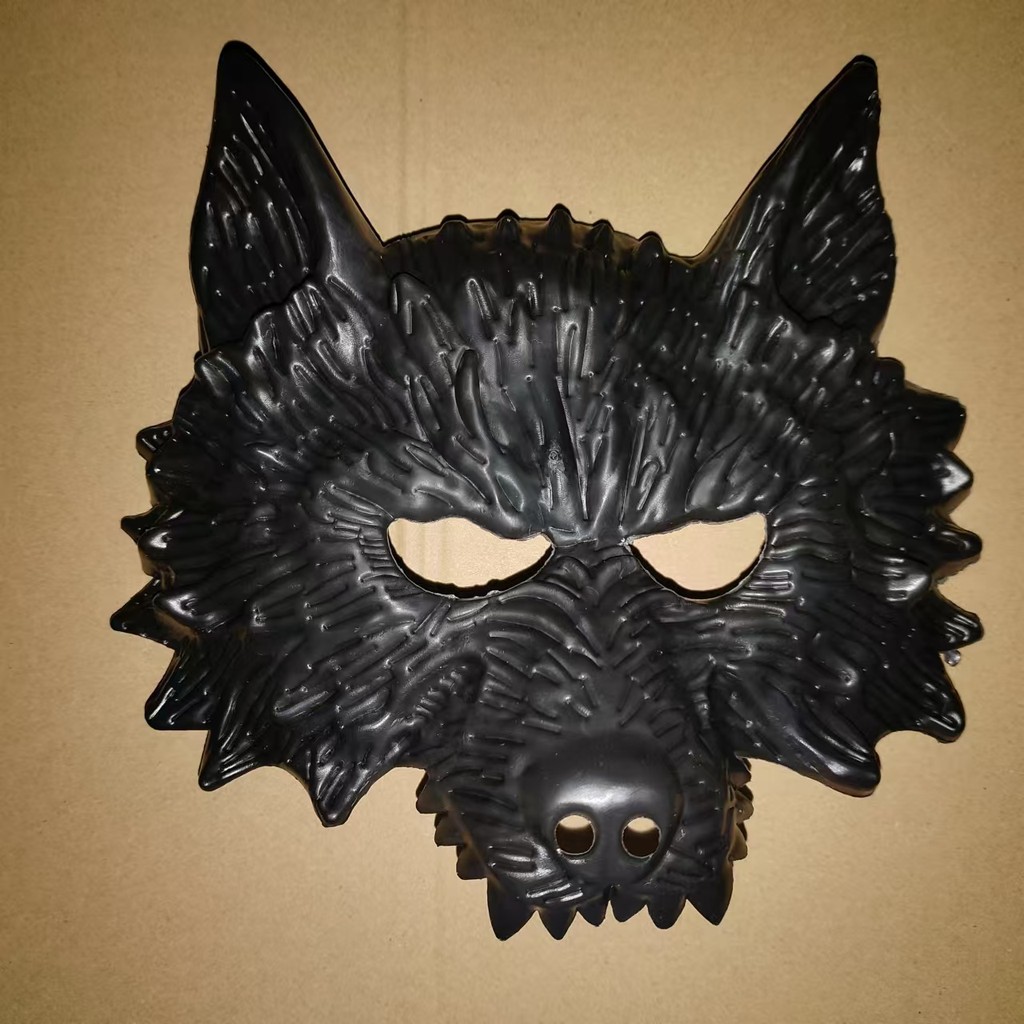 Cool Pie Halloween Carnival Grey Wolf Mask Big Grey Wolf Head Mask Mask 25.8.24