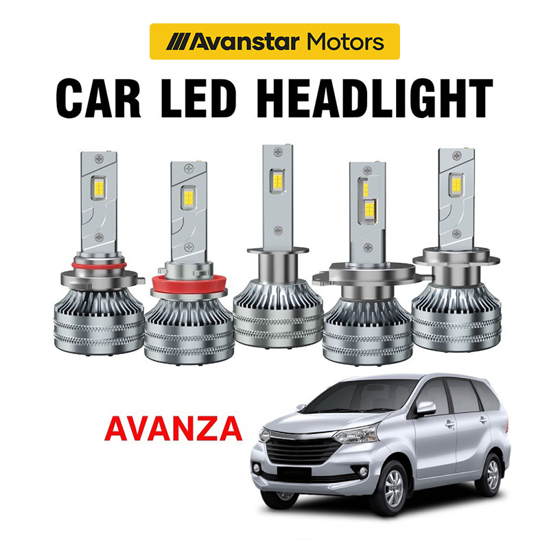 TOYOTAAvanza 2PCS LEDไฟหน้าFoglight 90W H4 H8/H11 4300K/6000K/8000K Hi/Lo Beamไฟหน้าเปลี่ยน