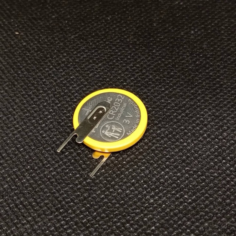 CR2032  ถ่านไบออส CR2032 3V มีขาเพื่อบัดกรี แบตเตอร์รี่ Panasonic ออกบิลได้