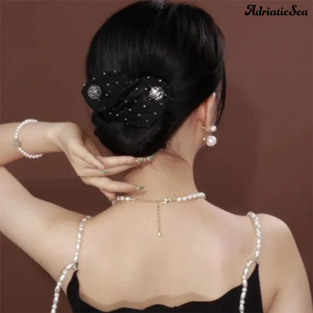 [COD]✫ผม Bun Maker ดอกไม้ Lazy Hair Curler Deft Bun Twister ผมยาว Easy Fast Snap Roll เครื่องมือผู้หญิง - รูปที่ 7