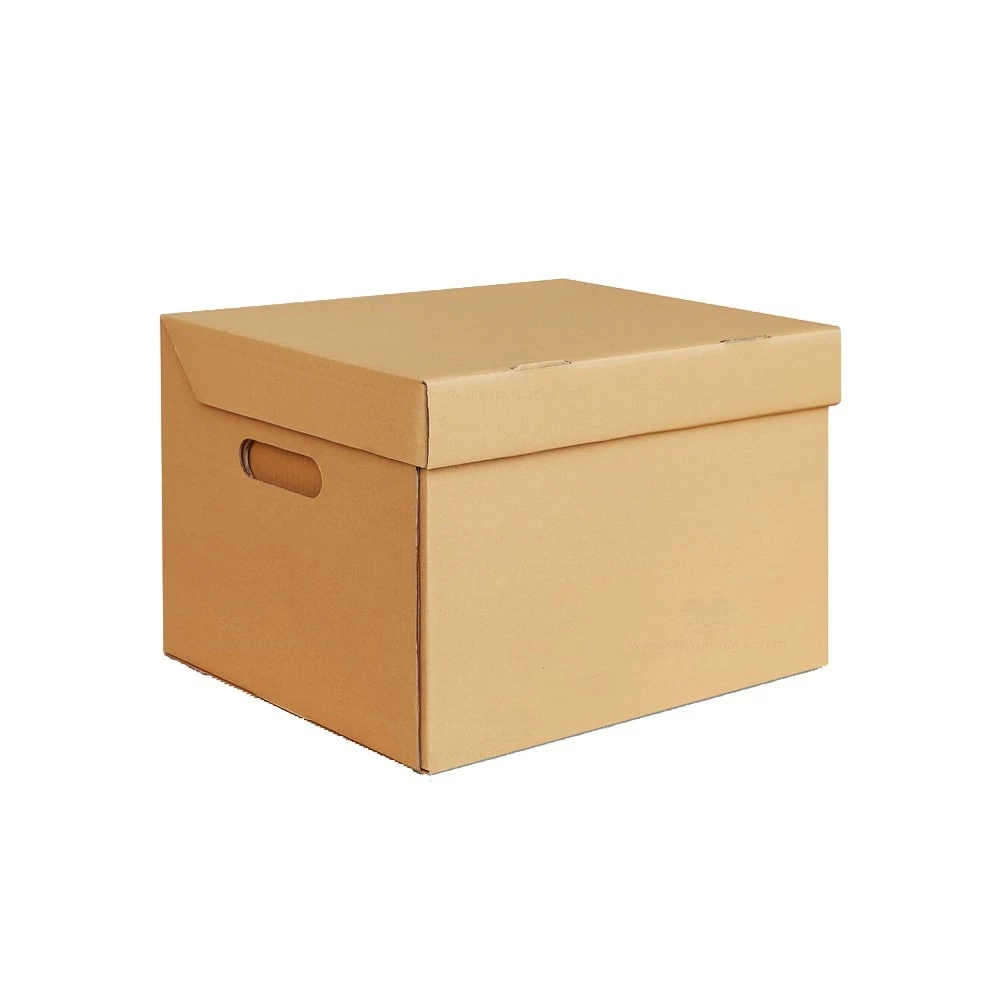 กล่องเอกสาร 3 ชั้น ฝาในตัว 31.40x39.30x27.30cm (แฟ้มแขวน) (แพ็ค 5)