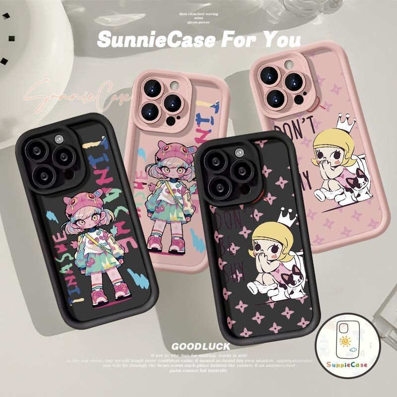 Cute Molly ตัวการ์ตูนกรณี กรณี Redmi 9A A1 9C 12C 10 9 10A 10C 12 13C 9TNFC Note13 10 11 8 12 11s 10s Pro 9 POCO M3