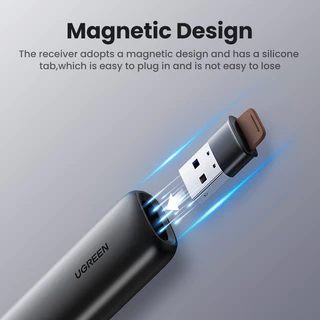 Ugreen การนําเสนอไร้สาย Remote Clicker Laser Pointer 2.4GHz USB Powerpoint PPT ปากกาสําหรับ Office Mac Window Multi-function Laser Pointer สําหรับการนําเสนอ