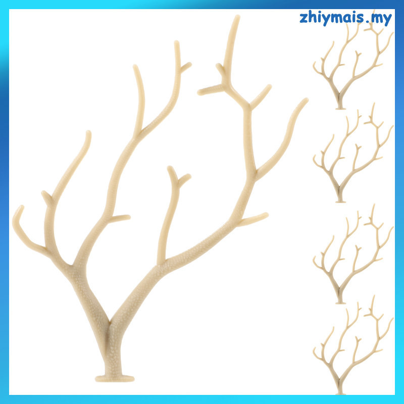 พืช Boho Decor ประดิษฐ์ Antlers สาขาต้นไม้จําลองแห้งตกแต่งปลอม zhiymais