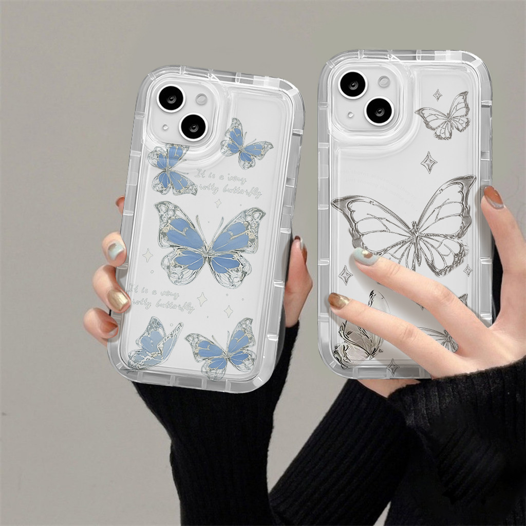 ภาพวาด Dream Butterfly soft Case HP Realme C75 C75x C65 หมายเหตุ 60 หมายเหตุ 60x C61 C63 C65 C67 10 