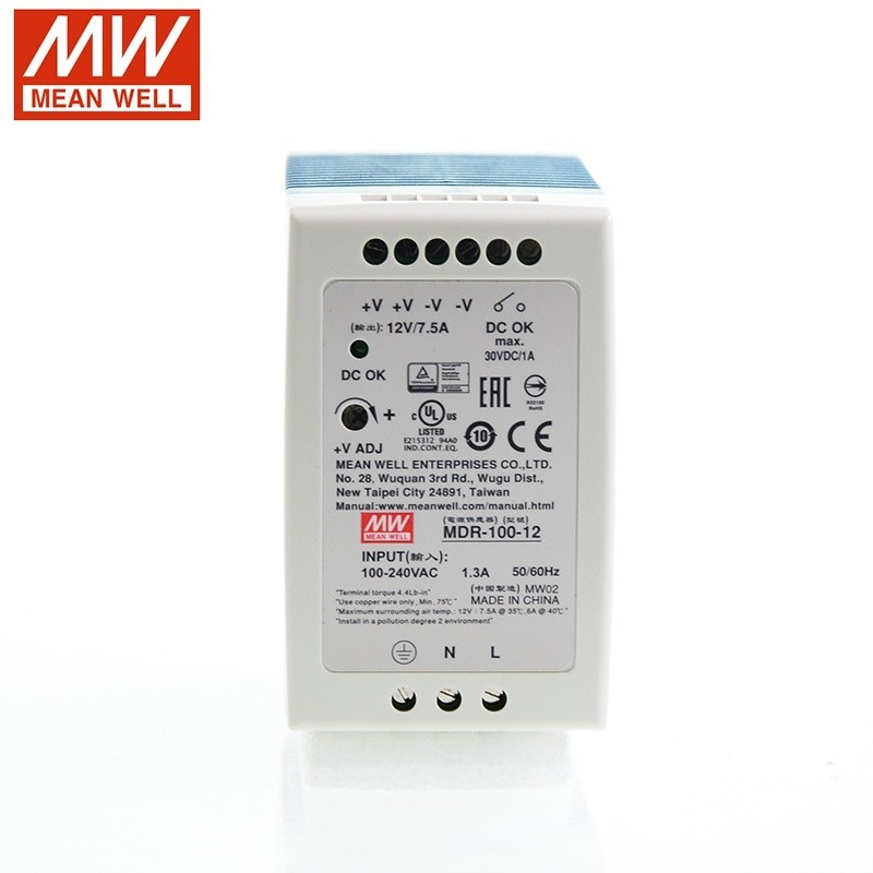 Mean Well MDR-100-12 เครื่องจ่ายไฟ