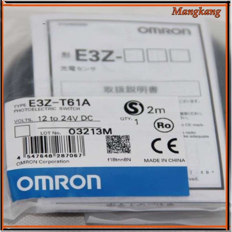 ของใหม่! E3Z-T61A E3Z-T81A Photoelectric sensor ตัวรับ-ตัวส่ง ส่งของทุกวัน