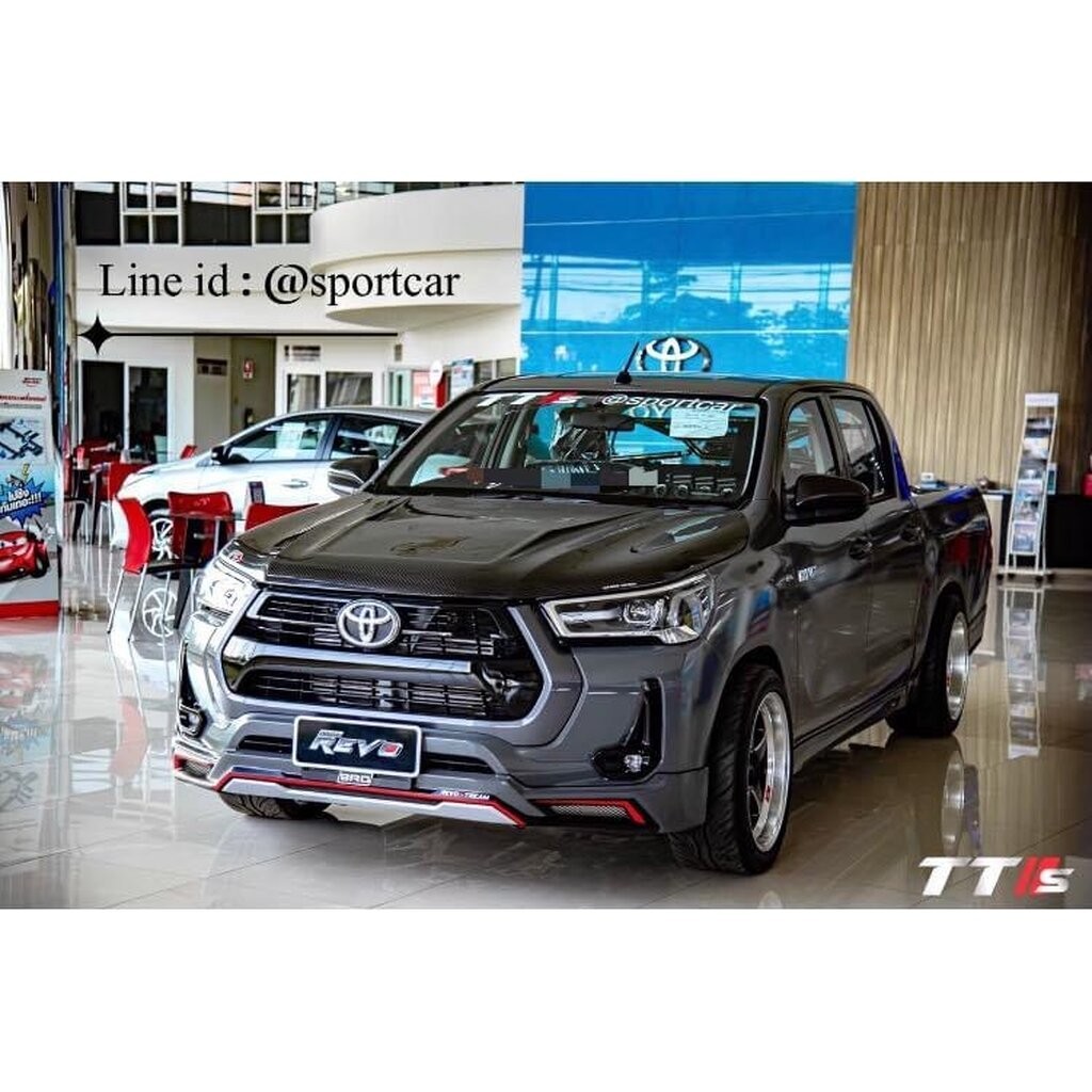 ชุดแต่ง Toyota Revo 2020 2019 X-TREAM Sport, รีโว่ รุ่นตัวเตี้ย สเกิร์ตรอบคัน Toyota Revo แต่งสวย by