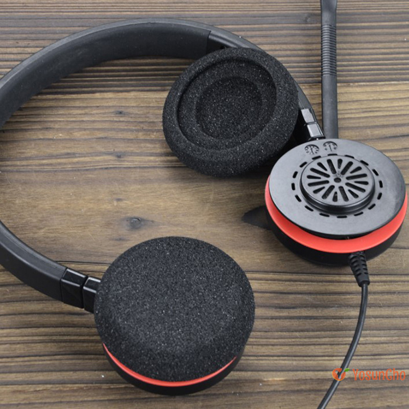 Yosunchoker] เปลี่ยนแผ่นรองหูฟังสําหรับ Jabra evolve 20 20se 30 30II 40 65 65 หูฟังแผ่นรองหูฟังนุ่มหน่วยความจําโฟมฟองน้ําหูฟังใหม่