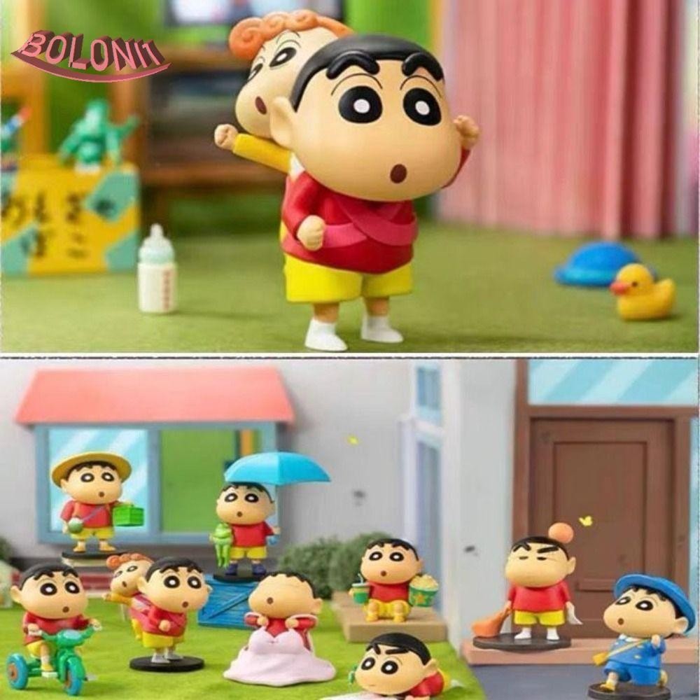 Bo Crayon Shin-Chan ตัวเลข, Daily Life Animation Nohara Shinnosuke รูป, ของเล่นเด็กเครื่องประดับของเล่นอะนิเมะเดสก์ท็อปตกแต่ง