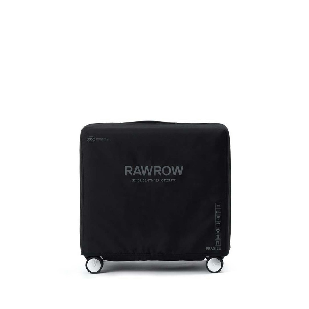 Rawrow R ผ้าคลุมกระเป๋าเดินทางแบบกรอบ 84L/20" (สีดํา)