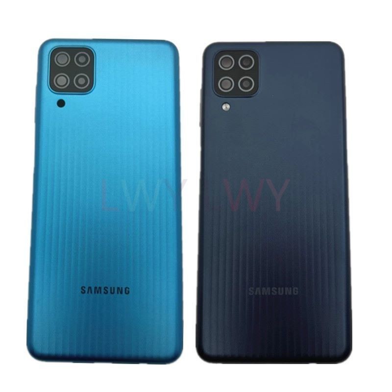 สําหรับ Samsung Galaxy M12 M127 SM-M127F/DSN แบตเตอรี่ฝาหลังพร้อมชิ้นส่วนเปลี่ยนเลนส์กล้อง