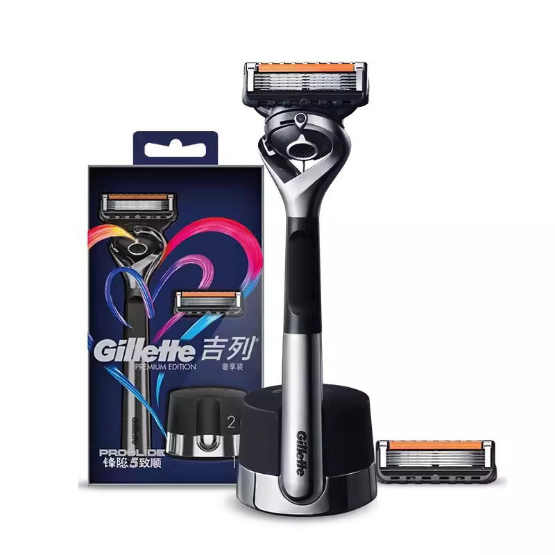 Gillette Fusion 5 ProGlide Razor with Mangetic Stand Premium Edition