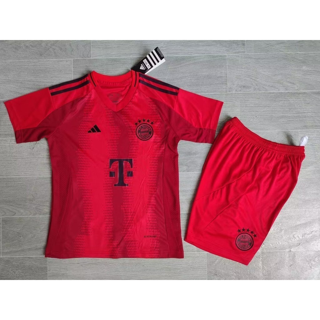 2024/25 เอฟซี บาเยิร์น มิวนิค โฮม ปารีส เสื้อฟุตบอลเด็ก 2-13 ปี