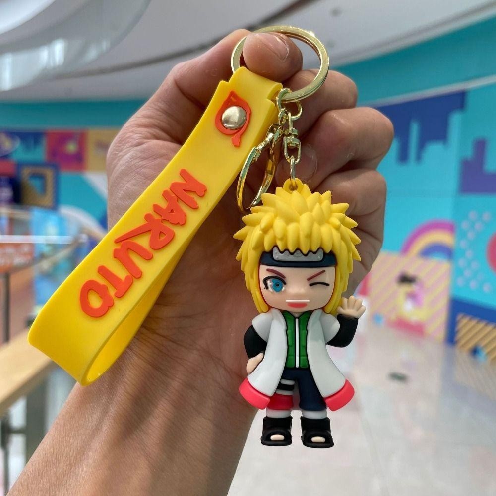 Cyberpullse อะนิเมะนารูโตะพวงกุญแจ,รุ่น Q ของเล่นตุ๊กตานารูโตะกระเป๋าเป้สะพายหลังจี้, Kawaii การ์ตูนสร้างสรรค์อะนิเมะที่มีสีสันตัวเลขพวงกุญแจกระเป๋าจี้