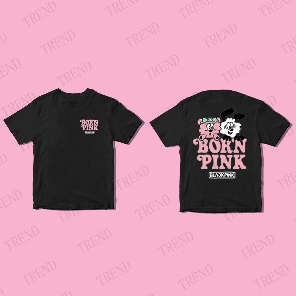 S-5xl คลังสินค้าพร้อม 2024 KPOP BLACKPINK ผ้าฝ้ายเสื้อยืด Unisex Plus ขนาด Retro เสื้อแขนสั้นเกาหลีหลวม Jennie Rose Lisa Jisoo Tee COD - รูปที่ 2