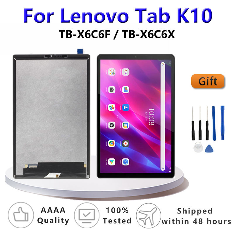 Oem 10.3 นิ้วจอแสดงผล LCD สําหรับ Lenovo Tab K10 TB-X6C6F/TB-X6C6X จอแสดงผล LCD Touch Screen Digitiz