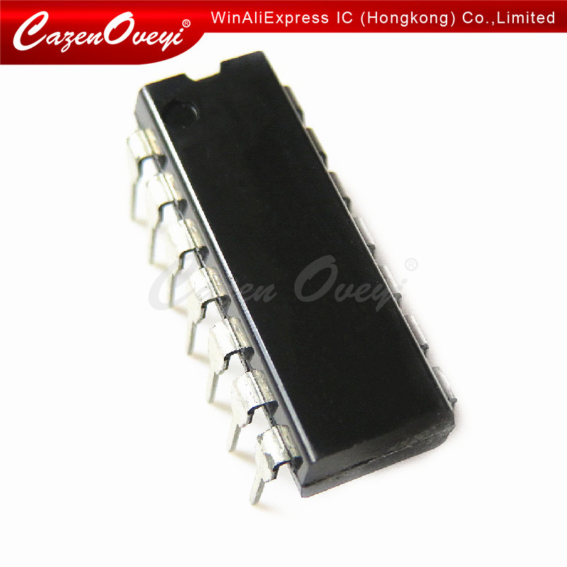 10 ชิ้น/ล็อต CD4001BE CD4001 4001BE DIP-14 ในสต็อก