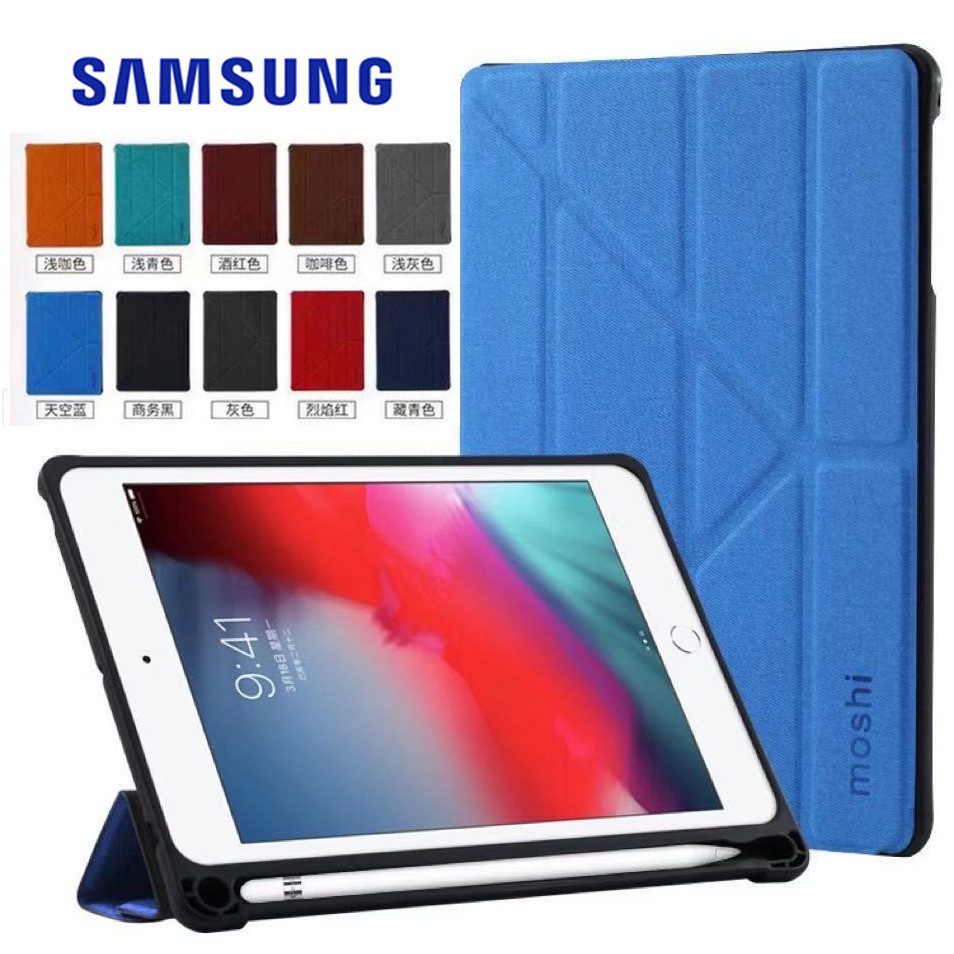 MOSHI.เคสแท็บเล็ต ฝาพับ ใช้สำหรับ SAMSUNG Tab S6 Lite/Tab A7 Lite/Tab A8 10.5/Tab S7 S8 S9 FE/Tab A9 Plus มีช่องปากกา