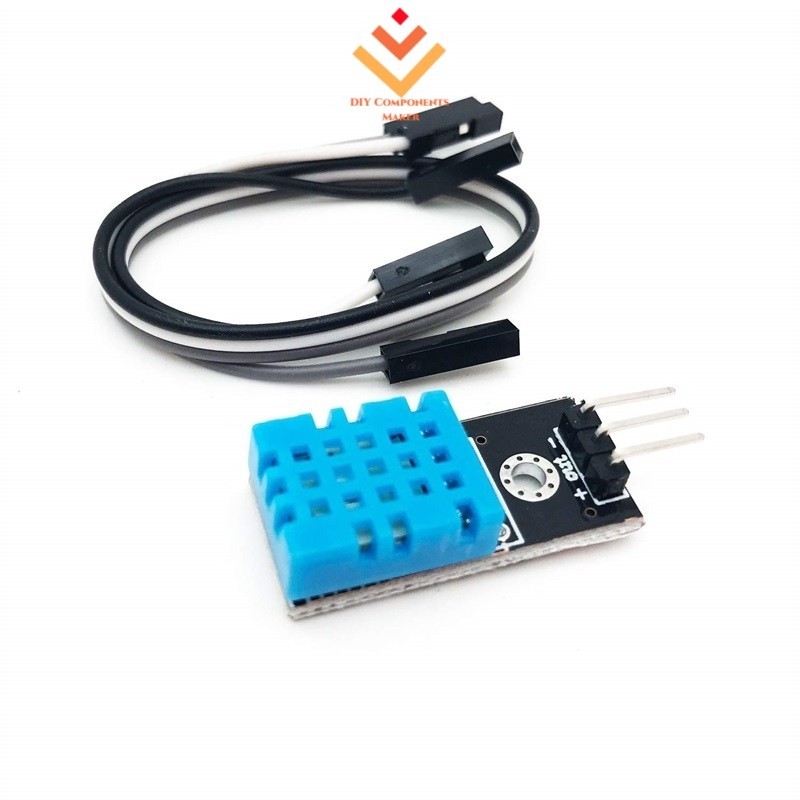1 ชิ้น DHT-11 เซ็นเซอร์อุณหภูมิและความชื้นแบบดิจิตอลพร้อมสายสําหรับ Arduino