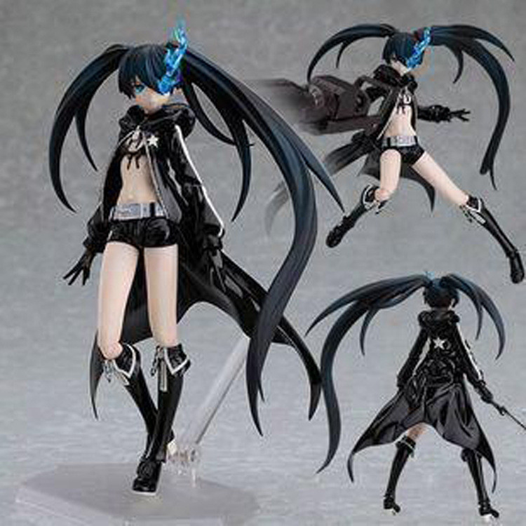 Black Rock Shooter Figma SP012 HEIY โมเดลเครื่องประดับรูปชนิดบรรจุกล่องที่สามารถเคลื่อนย้ายได้