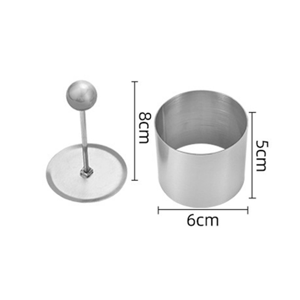 [ในสต็อก] สแตนเลสรอบจานเย็น มอเรล กับกระดานดันจานสลัดสร้างสรรค์ - รูปที่ 3