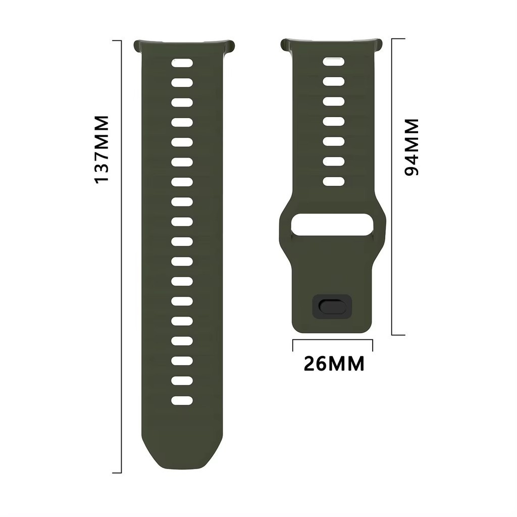 สายรัดสําหรับ Samsung Galaxy Watch Ultra 47 มม.ซิลิโคนสร้อยข้อมือกีฬาแบบนุ่มสําหรับ Galaxy Ultra 47 MM เปลี่ยนสายนาฬิกาอุปกรณ์เสริม