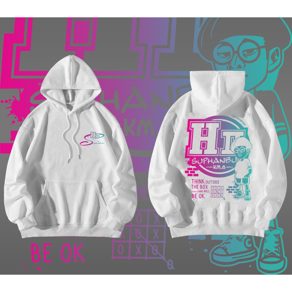Fall/Winter 2024รุ้ง เสื้อฮู้ดแขนยาวอช่างเฮงสุพรรณ#ใส่ขับรถ ออกทริป เล่นกีฬาได้ ลายสวยผ้าดี ตรงปกที่สุด