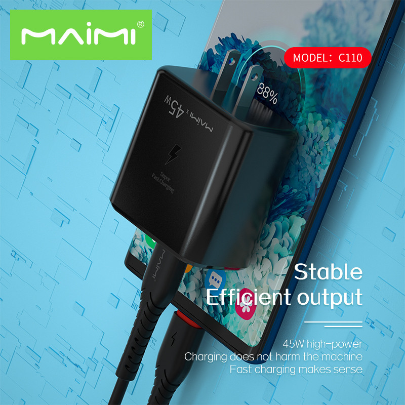 Maimi หัวชาร์จ (รุ่น C110) 45W ชาร์จเร็ว หัวชาร์จไทป์ซี รูปที่ 3