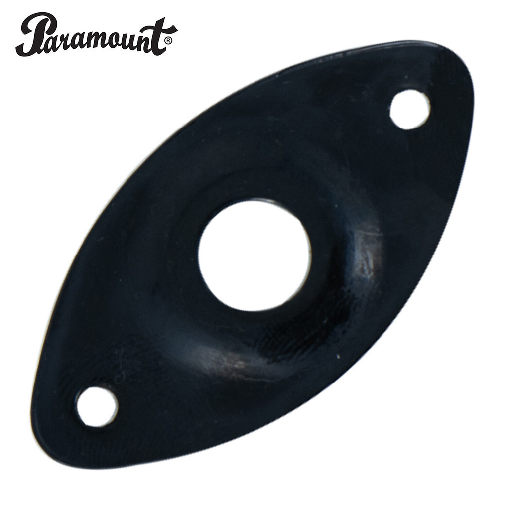 Paramount HJ002 แผ่นปิดแจ็คกีตาร์ ฝาครอบแจ็คกีตาร์ไฟฟ้า แบบทรงรี (Output Jack Guitar Plate Socket / 