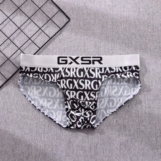 กางเกงในขาเว้า GXSR brief กางเกงในสุภาพผู้ชาย สะดวกสบาย ยืดหยุ่น กางเกงในกล่องสปอร์ต กางเกงของนักเรียน