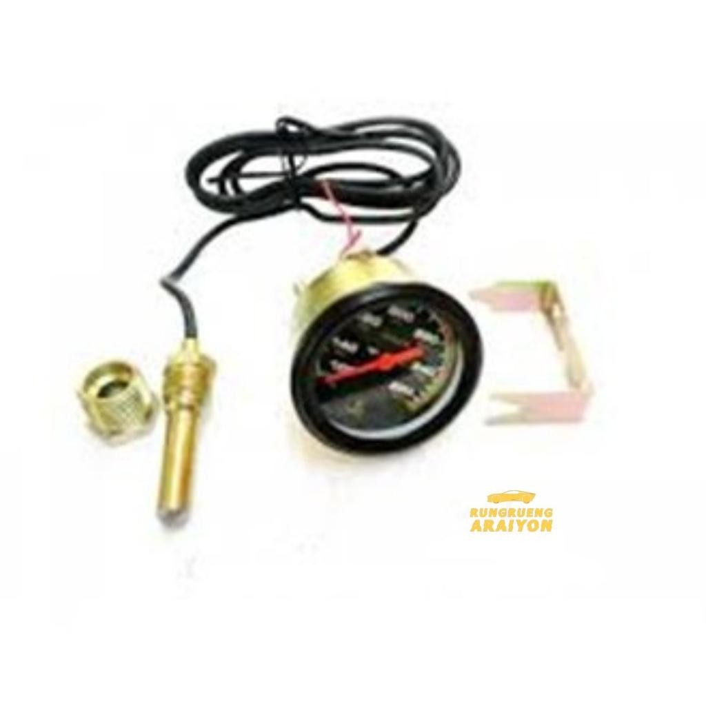ส่งเร็ว เกจวัดความร้อน PHYLLIS แบบปรอท สายยาว 100 นิ้ว (Mechanical Water Temp Gauge)
