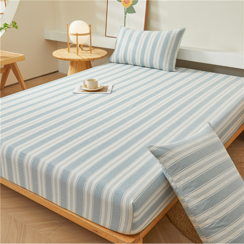 ผ้าปูที่นอนผ้าฝ้าย 100% สไตล์เรโทร มี 20 รุ่น แห้งสบาย ที่นอน topper ผ้าปูนอน 3 ฟุต 3.5ฟุต 5ฟุต 6ฟุต bed sheet ปลอกหมอน