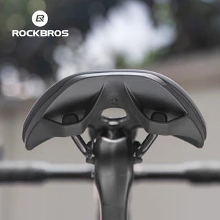 【TH Delivery】ROCKBROS เบาะจักรยาน นุ่ม นั่งสบาย ลดแรงกด ซับแรงกระแทก ระบายอากาศดี ดีไซน์เว้ากลาง เหมาะสำหรับ MTB/จักรยานถนน