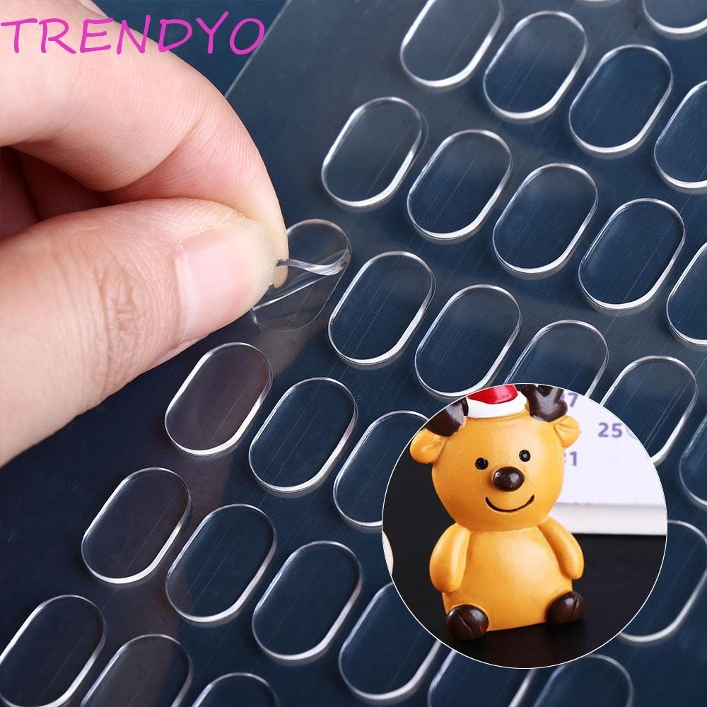 กาว TRENDYO, สติ๊กเกอร์กาวในตัวสองด้าน, เทปยึดโปร่งใสที่แข็งแรงสําหรับเท้ากล่องตาบอด