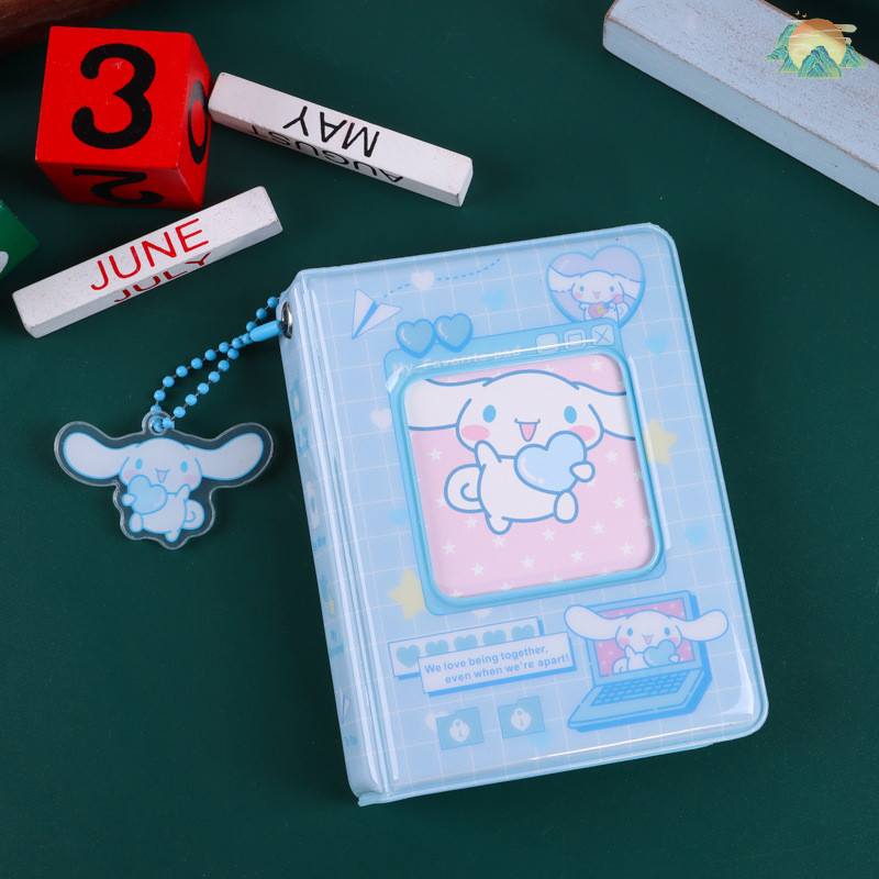 [TO] Sanrio การ์ตูนน่ารักอัลบั้มรูป 3 นิ้วผู้ถือบัตรภาพ Idol Card Binder คอลเลกชันหนังสือ 40 ช่องสมุดเก็บนามบัตร TH