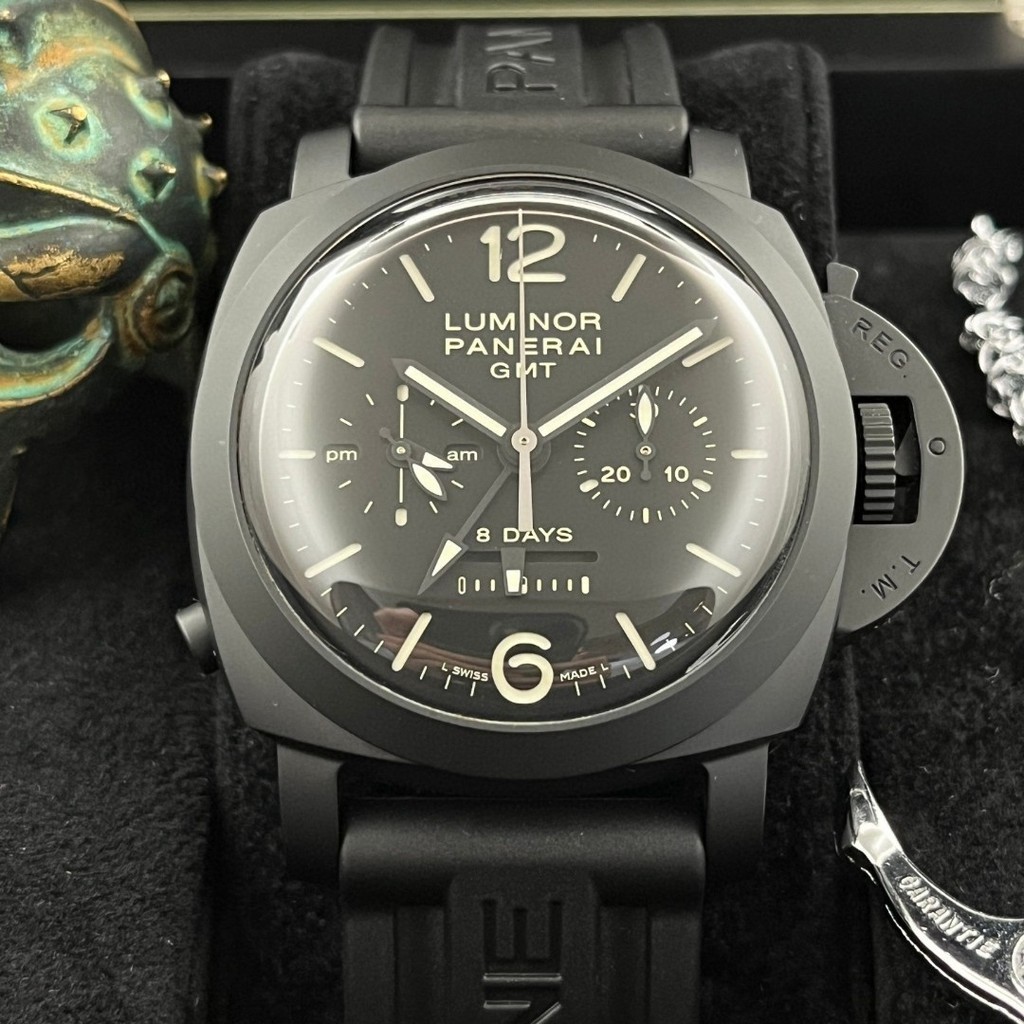 Panerai Panerai Panerai Panerai Black Samurai GMT Eight Days Chain PAM00317 Casual