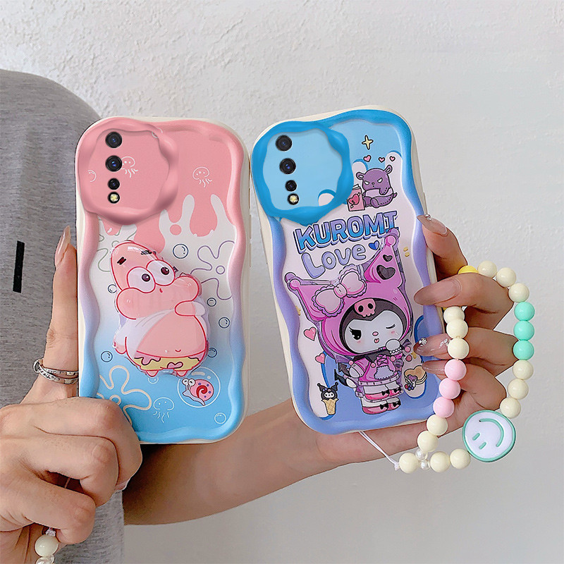 โทรศัพท์ฝาหลังสําหรับVivo iQOO Neo Y7s Vivo Z5 S1 Vivo Z1x V17 Neoน่ารักการ์ตูนCandyซิลิโคนอ่อนนุ่มผ