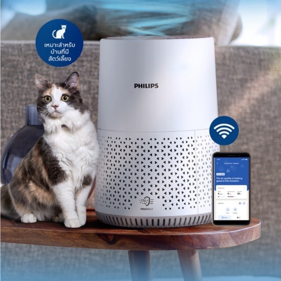 PHILIPS เครื่องฟอกอากาศ รุ่น AC0650/10 (สำหรับขนาดห้อง 44 ตร.ม.) รูปที่ 2