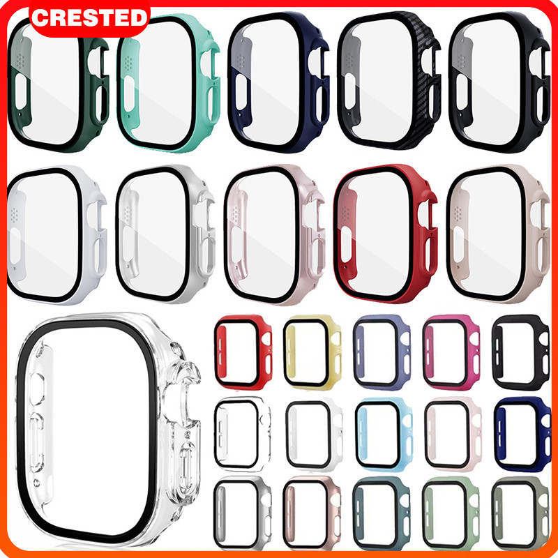 กระจกนิรภัยสำหรับ for iWatch Apple Watch ULTRA/SE 3 2 49มม. Series 11 10 9 8 7 6 5 40มม. 46มม. 44มม. 45มม. 4 42 38มม.