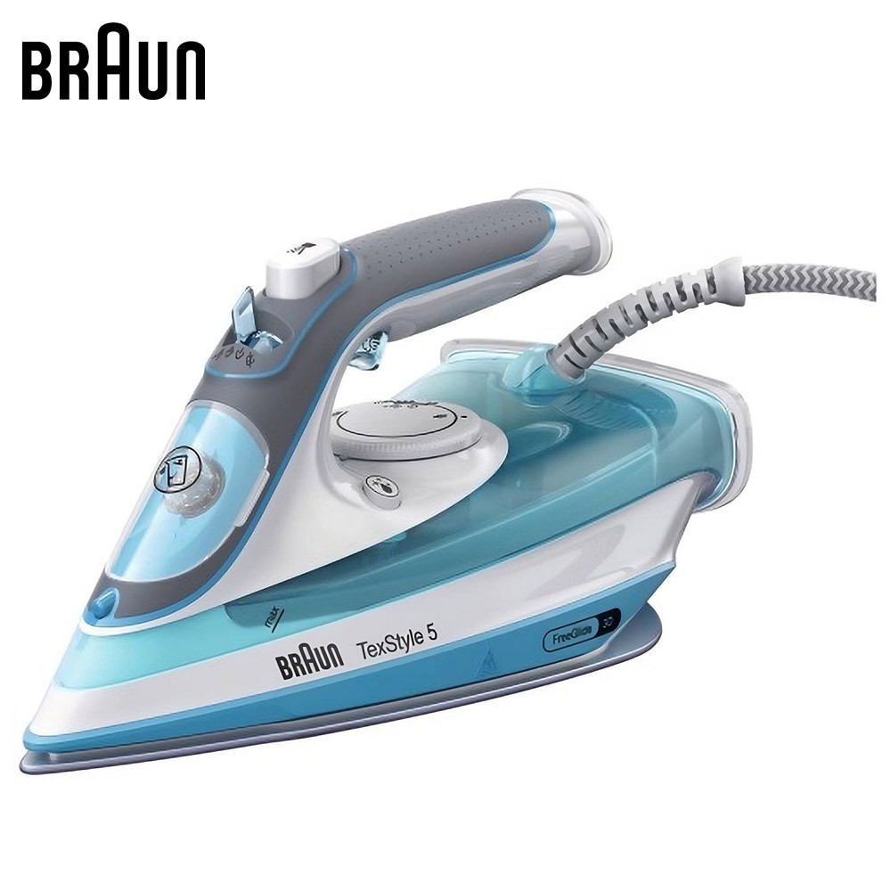 BRAUN TexStyle 5 SI5006BL Powerful Steam Ceramic soleplate Dry & Steamer Iron