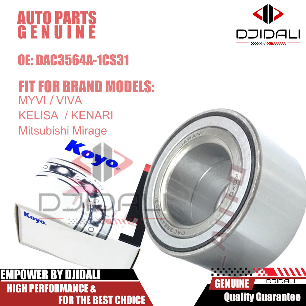 ลูกปืนล้อหน้าสําหรับ MIRAGE G4 TOYOTA PASSO/PERODUA MYVI/KELISA / KENARI / VIVA DAC3564A-1CS31