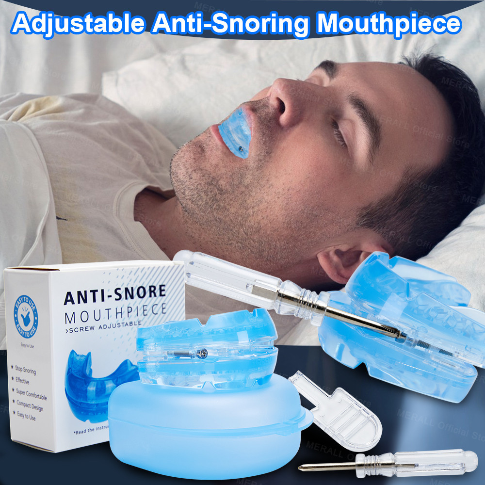 Anti Snoring Mouth Guard ปรับ Anti-Snoring Mouthpiece อุปกรณ์ Sleeping Bruxism Snoring Stopper ปรับป