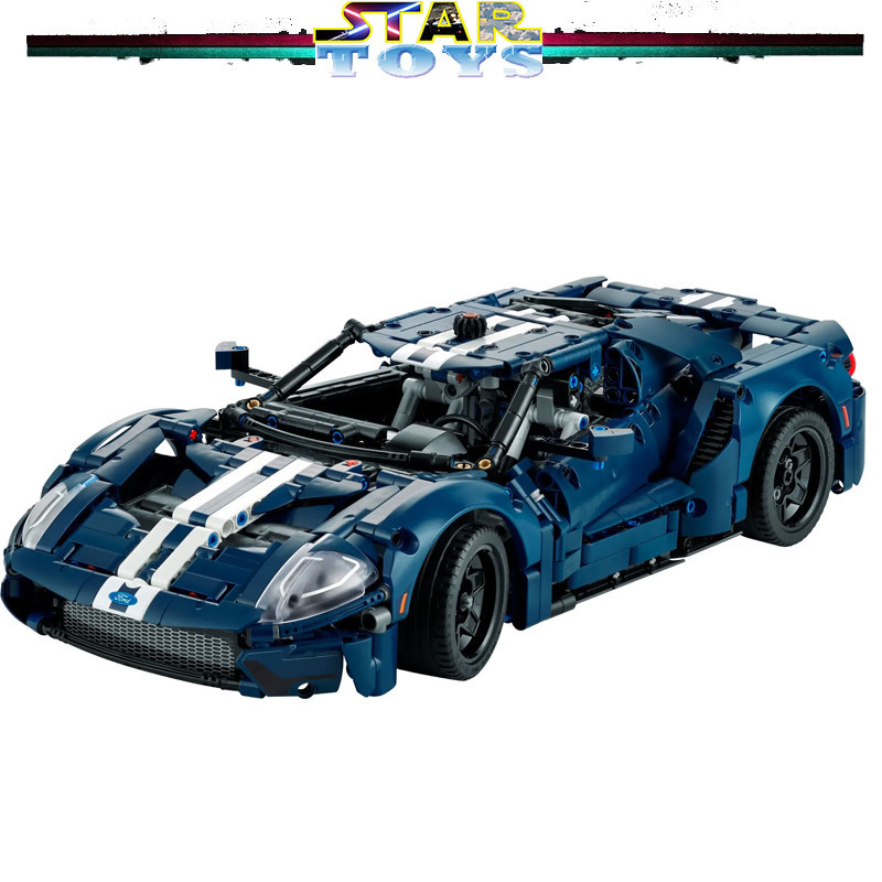 Technic 2022 Ford GT 42154 Car Model Kit, ชุดสะสม, ของเล่นโมเดล Supercar ขนาด 1:12, ของขวัญสําหรับเด็ก, เด็กชายและเด็กหญิง