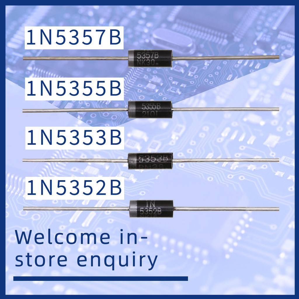 10-50 ชิ้น ไดโอด 1N5352B 1N5353B 1N5355B 1N5357B 1N5352 1N5353 1N5355 1N5357 Power Zener Diode 5W 15